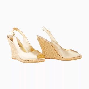 NWT Gold Lilly Pulitzer Wedge